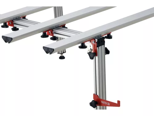 YATO YT-37100 Ősszecsukható állítható rácsos alumínium munkaasztal 1400 x 1800 mm