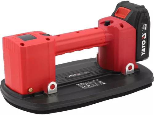 YATO YT-37215 Akkumulátoros vibrációs vákuumos csempeemelő 18V 2.0 Ah 200 kg - ig