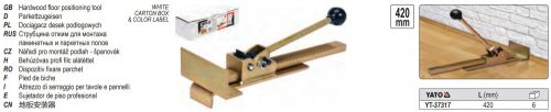 YATO YT-37317 Racsnis laminált padló behúzóvas 420 mm
