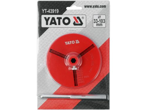 YATO YT-43919 Befogótalp és központosító fúróhegy volfrám - karbid bevonatos körkivágóhoz 33 - 103 mm