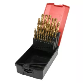   YATO YT-44676 Csigafúró készlet 25 részes 1-13 mm HSS-TiN
