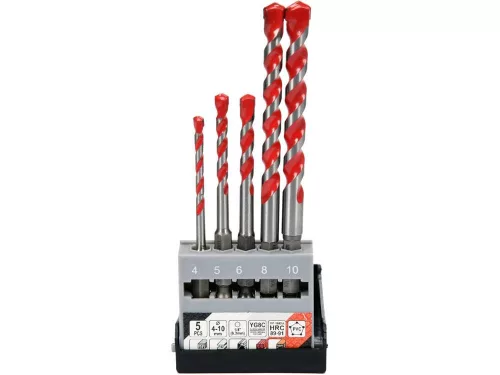 YATO YT-44789 Univerzális fúrószár készlet 5 részes 4-10 mm bit befogású