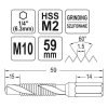 YATO YT-44847 Kombinált gépi fúró-menetfúró M10 bit befogású