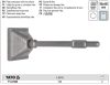 YATO YT-47385 Döngölő 150 x 150 mm HEX