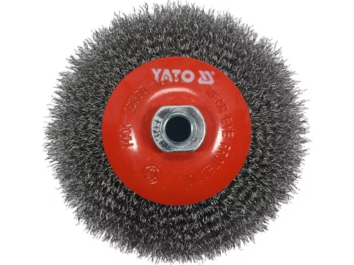 YATO YT-47612 Döntött körkefe M14 125 mm inox