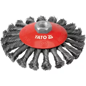YATO YT-4764 Döntött sodrott körkefe M14 125 mm inox