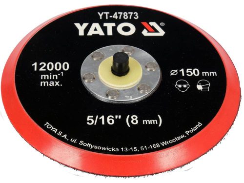 YATO YT-47873 Tépőzáras gumitányér 150 mm 5/16"