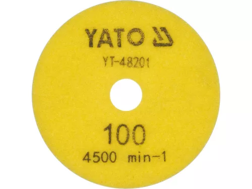 YATO YT-48201 Tépőzáras gyémánt csiszoló és polírozókorong 100 mm / P100 vizes/száraz