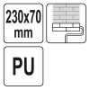 YATO YT-51960 Mintás festőhenger 230 x 70 mm