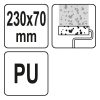 YATO YT-51961 Mintás festőhenger 230 x 70 mm