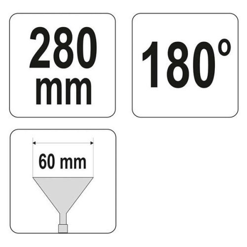 YATO YT-5415 Falcfogó 280 x 60 mm 180°