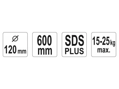YATO YT-5506 Keverőszár (festék) 120 x 600 mm SDS-Plus