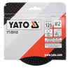 YATO YT-59165 Ráspolykorong közepes #2 125 x 22,2 mm