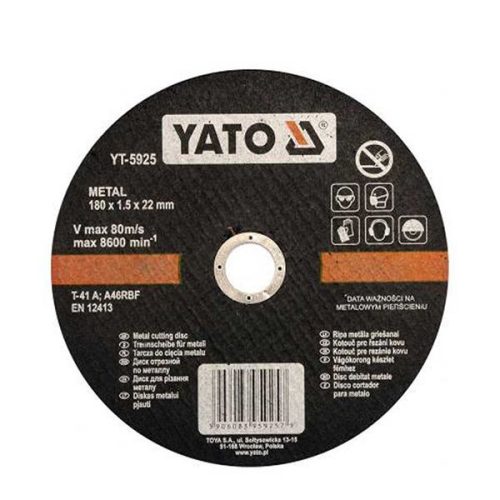 YATO YT-5925 Vágókorong fémre 180 x 1,5 x 22 mm