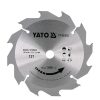 YATO YT-60582 Fűrésztárcsa fához 170 x 16 x 2,2 mm / 12T