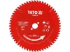 YATO YT-608774 TCT fűrészlap PTFE-bevonattal laminált anyaghoz, 185×20 mm, 60 fogú