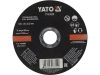 YATO YT-61025 Vágókorong fémre 125 x 1,0 x 22,2 mm inox