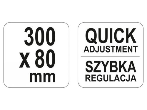 YATO YT-64112 Gyorscsavarszorító 300 x 80 mm nagy szorítóerővel