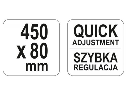 YATO YT-64113 Gyorscsavarszorító 450 x 80 mm nagy szorítóerővel