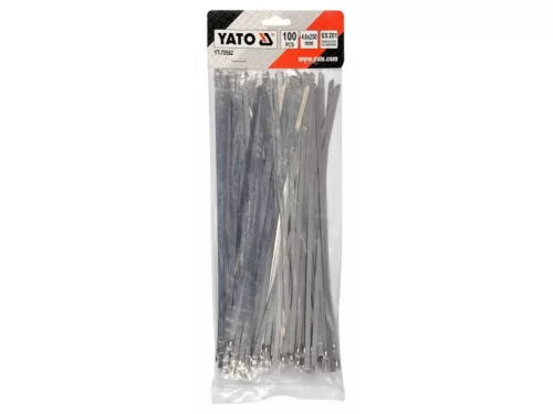 YATO YT-70562 Kábelkötegelő Inox 250 x 4,6 mm (100 db/cs)