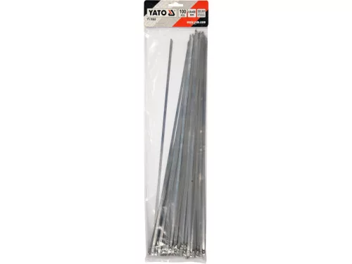 YATO YT-70565 Kábelkötegelő Inox 400 x 4,6 mm (100 db/cs)