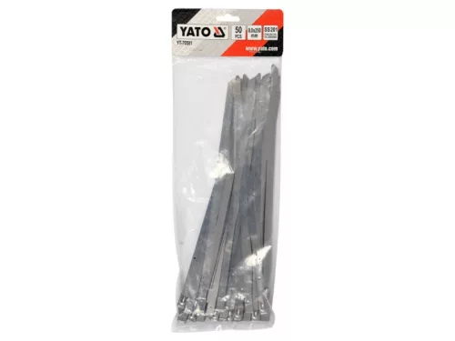 YATO YT-70581 Kábelkötegelő Inox 250 x 8,0 mm (50 db/cs)