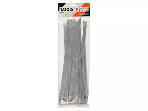 YATO YT-70582 Kábelkötegelő Inox 300 x 8,0 mm (50 db/cs)