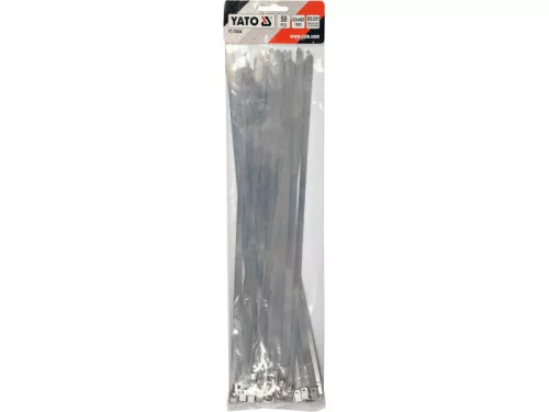 YATO YT-70584 Kábelkötegelő Inox 400 x 8,0 mm (50 db/cs)