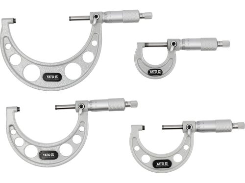 YATO YT-72304 Mikrométer készlet külső méretekhez 4 db-os