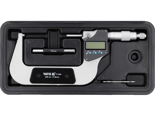 YATO YT-72309 Digitális mikrométer 75-100 mm külső méretekhez