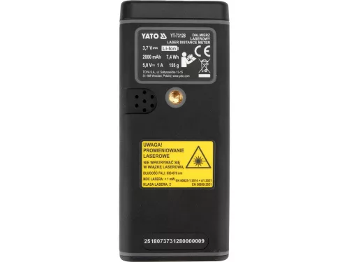 YATO YT-73128 Lézeres távolságmérő max 120 m videomegtekintéssel