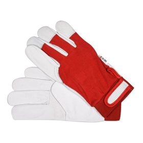   YATO YT-746418 Munkavédelmi kesztyű 8-as méret bőr-pamut piros