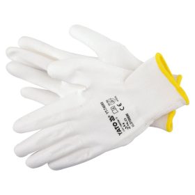 YATO YT-74699 Szerelő kesztyű (mártott FEHÉR) 9-es