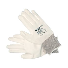 YATO YT-7470 Szerelő kesztyű (mártott FEHÉR) 10-es