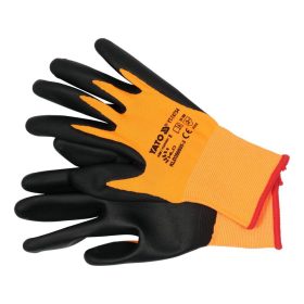 YATO YT-74754 Munkavédelmi kesztyű nitril mártott 8-as