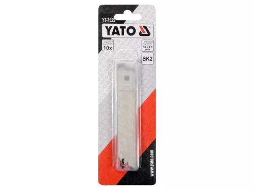 YATO YT-7525 Törhető penge 18 mm (10 db/cs)