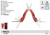 YATO YT-76041 Multifunkciós szerszám (zsebkés) + tok