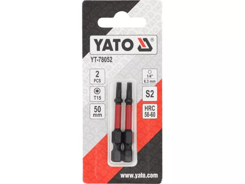YATO YT-78052 Impact bithegy T15 x 50 mm (2 db)