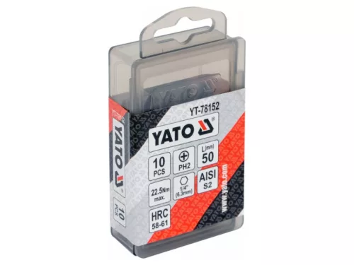 YATO YT-78152 Bithegy PH2 1/4" 50 mm (10 db/cs)