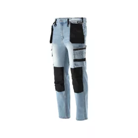   YATO YT-79070 Munkavédelmi farmer hosszúnadrág S-es méret 17 zsebes