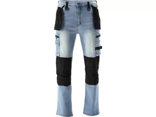 YATO YT-79073 Munkavédelmi farmer hosszúnadrág L/XL-es méret 17 zsebes