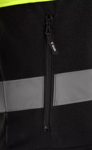 YATO YT-79391 Jól láthatsági magas nyakú polár pulóver ORIOLUS S. XL