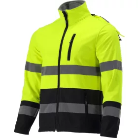   YATO YT-79395 Jól láthatsági magas nyakú szoftshell kabát ORIOLUS S. M