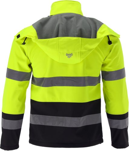 YATO YT-79398 Jól láthatsági magas nyakú szoftshell kabát ORIOLUS S. XXL