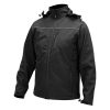 YATO YT-79554 Munkavédelmi softshell kabát kapucnival fekete 2XL-es méret 3 zsebes