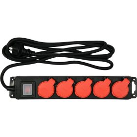   YATO YT-81242 Elektromos hosszabbító 5-ös elosztó 3 m 3 x 1,5 mm2