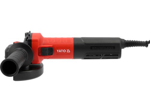 YATO YT-821017 1300W 125 mm sarokcsiszoló fordulatszámszabályzással és szénkefe nélküli motorral