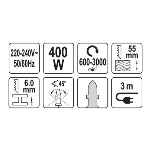 YATO YT-82265 Dekopír fűrész 400 W