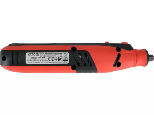 YATO YT-82762 8 V-os akkumulátoros mini csiszoló tartozékokkal