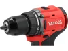 YATO YT-827680 Fúró-csavarbehajtó 18V, 60 Nm szénkefe nélküi motor (1 x 2,0 Ah akku+ töltő)